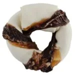 SD-E003 Rawhide Esophagus, donut spiral wrapped_new runderhuid donut met slokdarm
