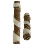 Crunchy stick met lever en met extra runderhuid 12,5 cm