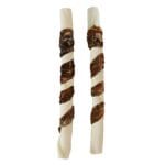 Runderhuid stick spiraal omwikkeld met rundvlees 12,5 cm