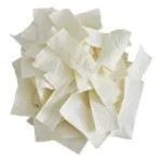 SR025 Rawhide Chips Natural Runderhuid chips naturel - 1KG Bundel