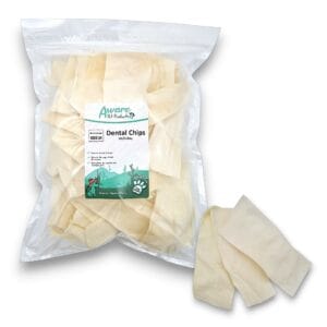 Runderhuid chips naturel - 1KG Bundel