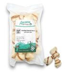 Runderhuid kauwbot met uier omwikkeld | Small 16,5 cm | 10 stuks voordeelbundel |