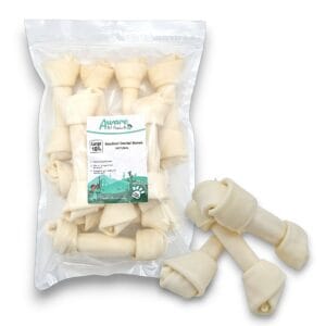Runderhuid hondenbot | 10 stuks voordeelbundel | Large 21,5 cm |