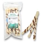Runderhuid rol met runderlong omwikkeld 26,5 cm | 12 stuks voordeelbundel |