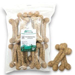 Munchy Bone met Runderlever | 12 stuks voordeelbundel | Large 19 cm |