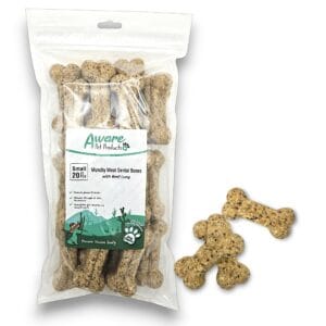 Munchy Bone met Runderlong | 20 stuks voordeelbundel | Small 9 cm |