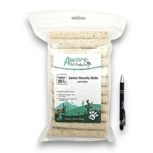 Munchy Stick runderhuid Naturel - 35 stuks voordeelbundel - Small 12,5 cm -