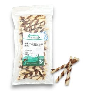 Runderhuid sticks met long omwikkeld | 50 stuks voordeelbundel | 12,5 cm |