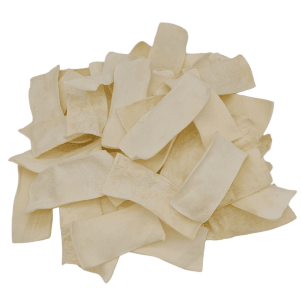 Runderhuid chips naturel - 1KG Bundel
