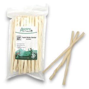 Runderhuid twist sticks dun 50 stuks 25.5 cm lang