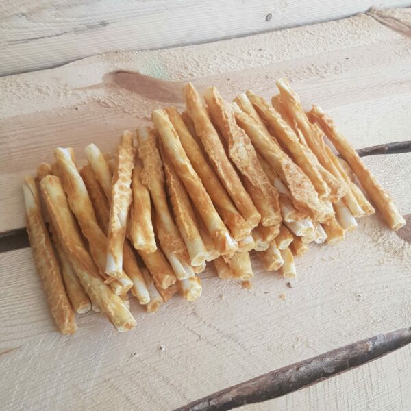 runderhuid sticks met kip