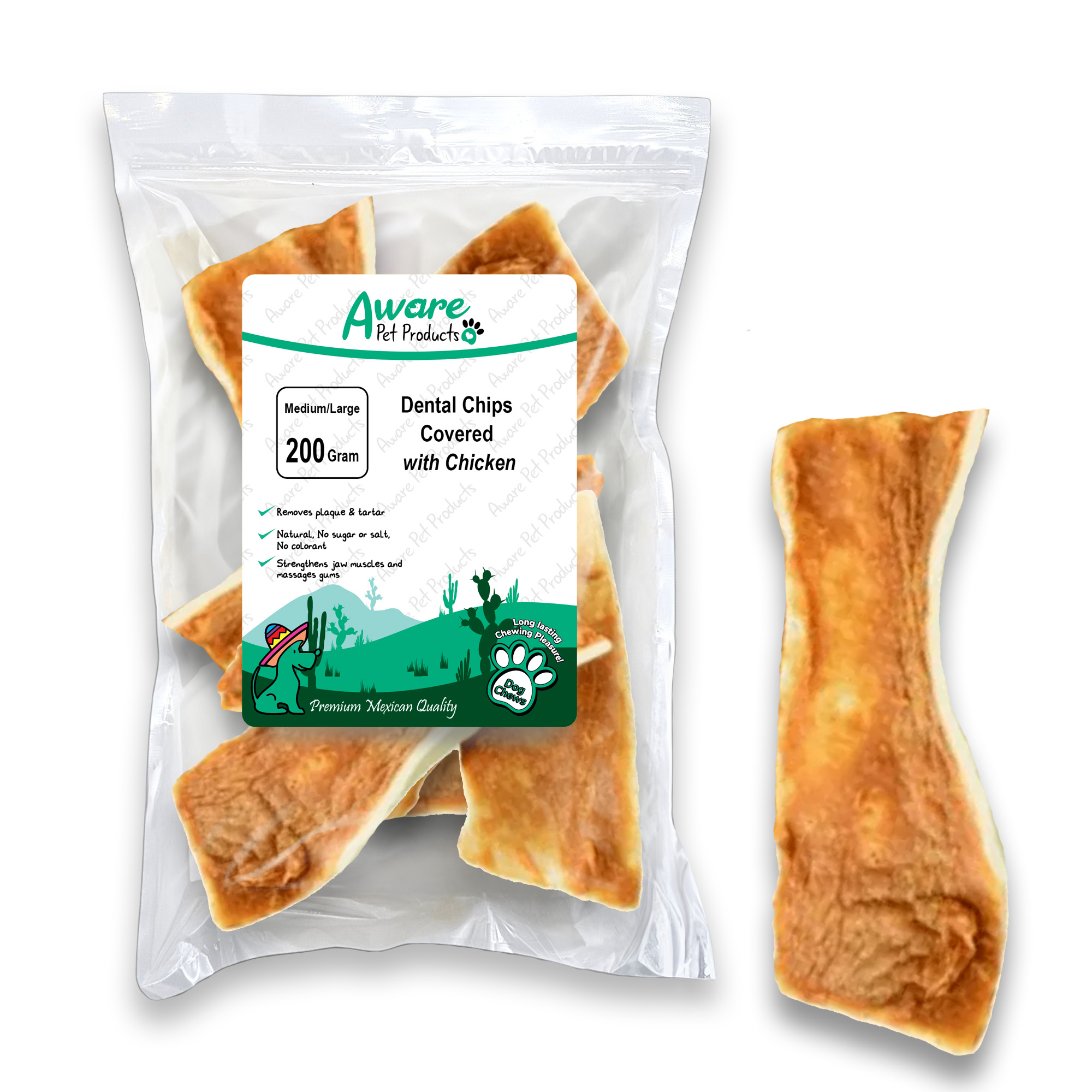 AW200NL249_Dental Chips covered with Chicken_4260770466444=front AW200NL249 Dental Chips covered with Chicken 4260770466444front