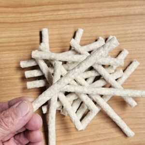 Dunne munchy Stick van 100% runderhuid 12,5 cm