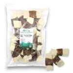 Hondensnack plakken met slokdarm omwikkeld