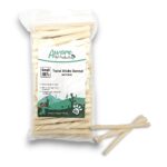 Runderhuid twist sticks dun 100 stuks 12,5 cm lang