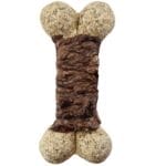 Munchy Bone met Runderlong omwikkeld met long - 19 cm