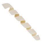 Runderhuid veer 46 cm natural hondensnack runderhuid springveer