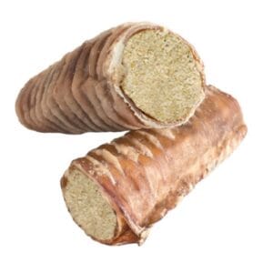 Gevulde runderluchtpijp bullepees hondensnacks