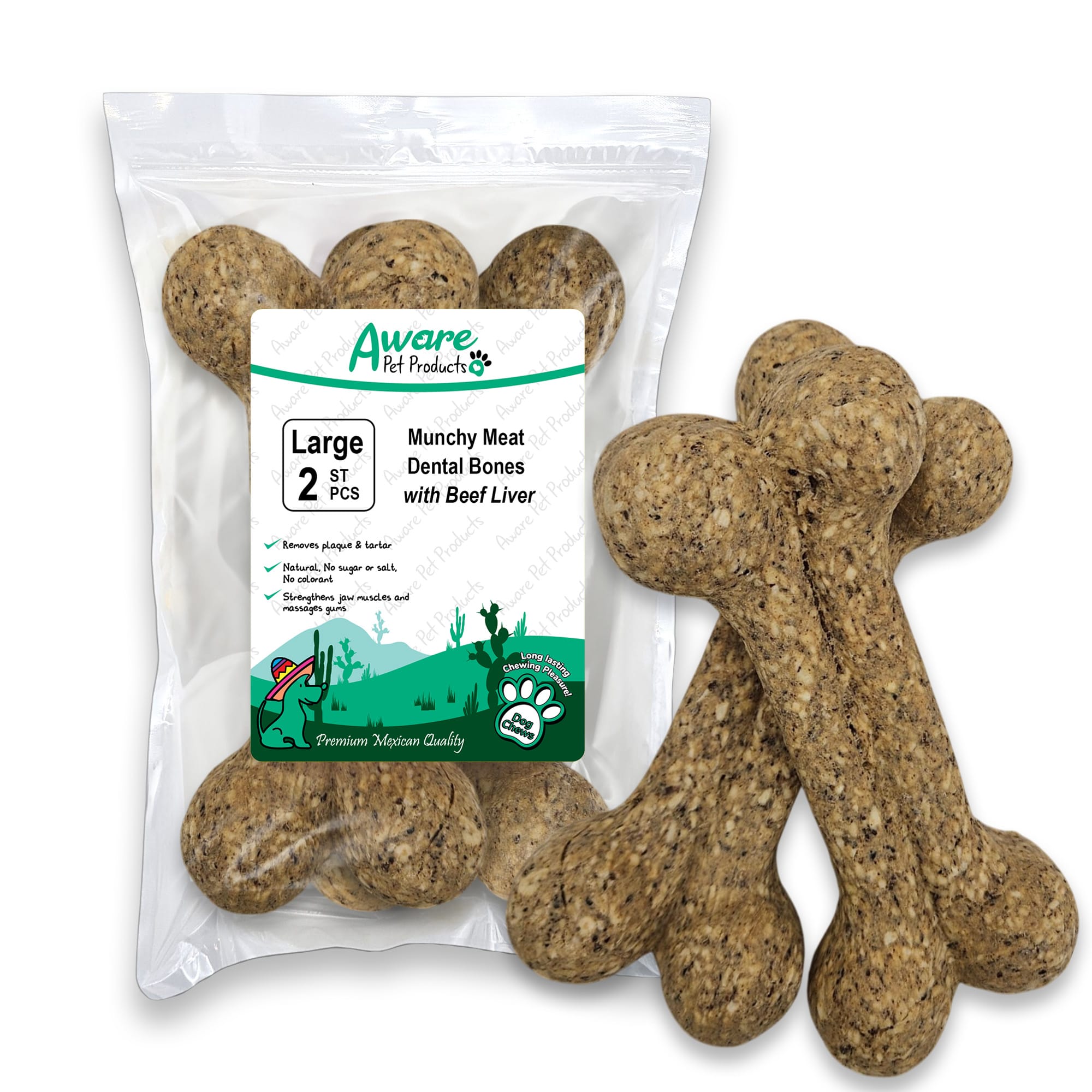 SS02AW211_Munchy Meat Dental Bones with Beef Liver_4260770467748=front SS02AW211 Munchy Meat Dental Bones with Beef Liver 4260770467748front