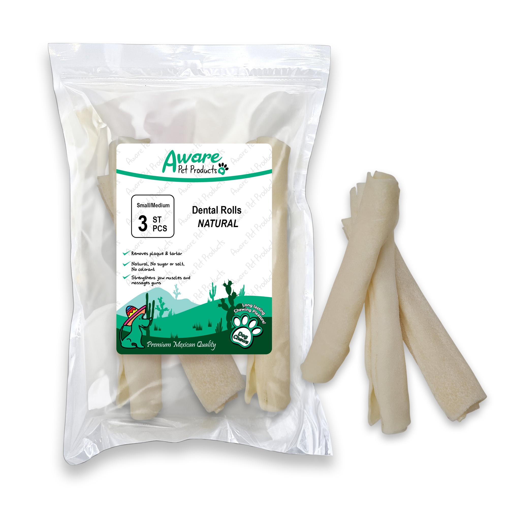 SS03AW157_Dental Rolls NATURAL_4260770467335=front SS03AW157 Dental Rolls NATURAL 4260770467335front