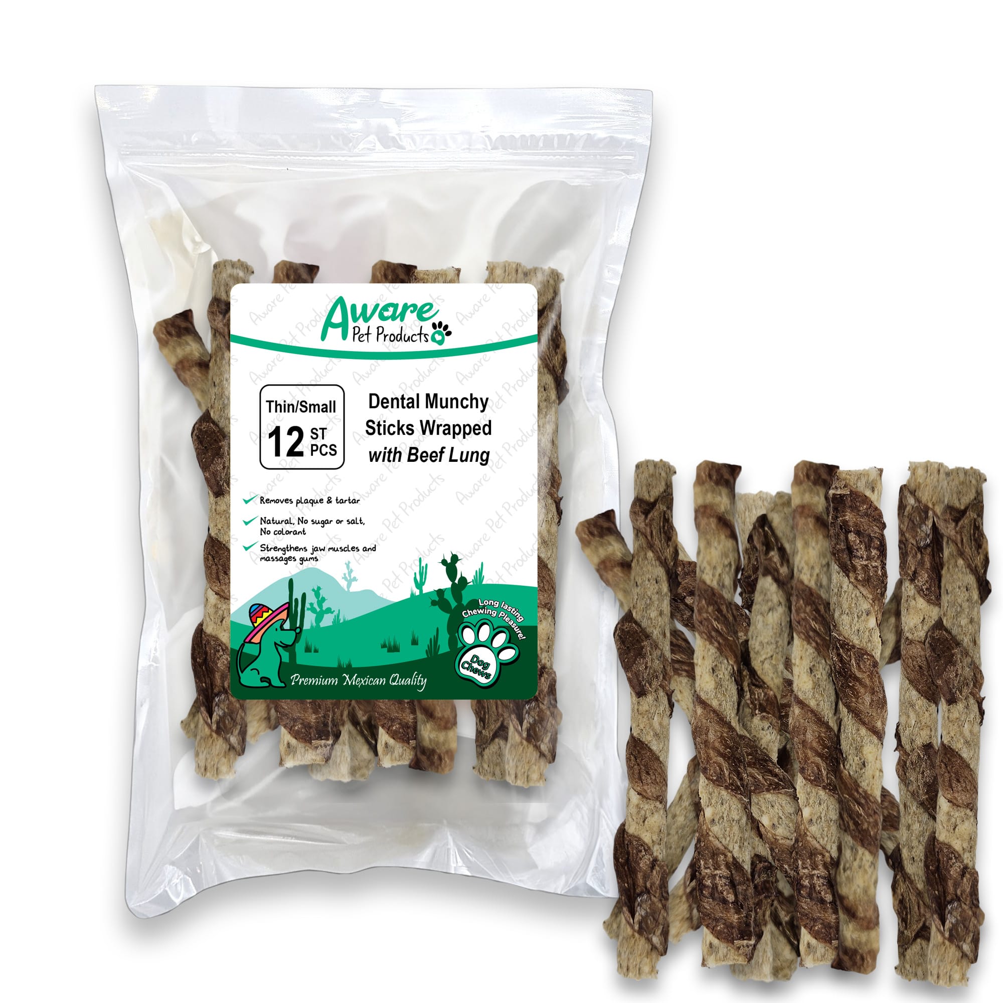 SS12AW216_Dental Munchy Sticks Wrapped with Beef Lung_4260770467779=front SS12AW216 Dental Munchy Sticks Wrapped with Beef Lung 4260770467779front